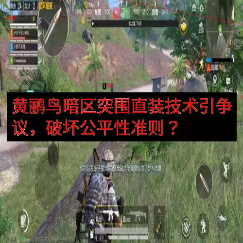 黄鹂鸟暗区突围直装技术引争议，破坏公平性准则？